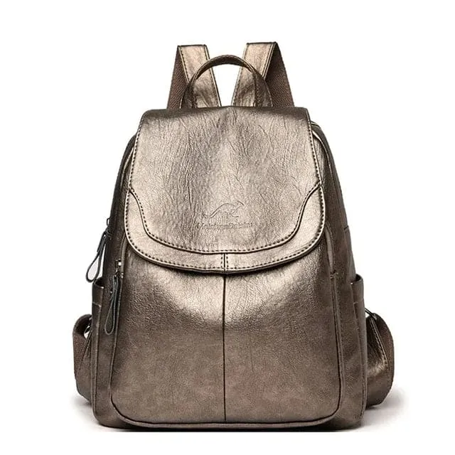 Eva | Trendy Backpack with Anti-Theft Features and Contemporary Style