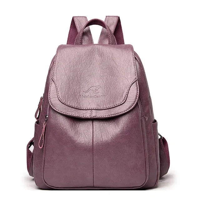 Eva | Trendy Backpack with Anti-Theft Features and Contemporary Style