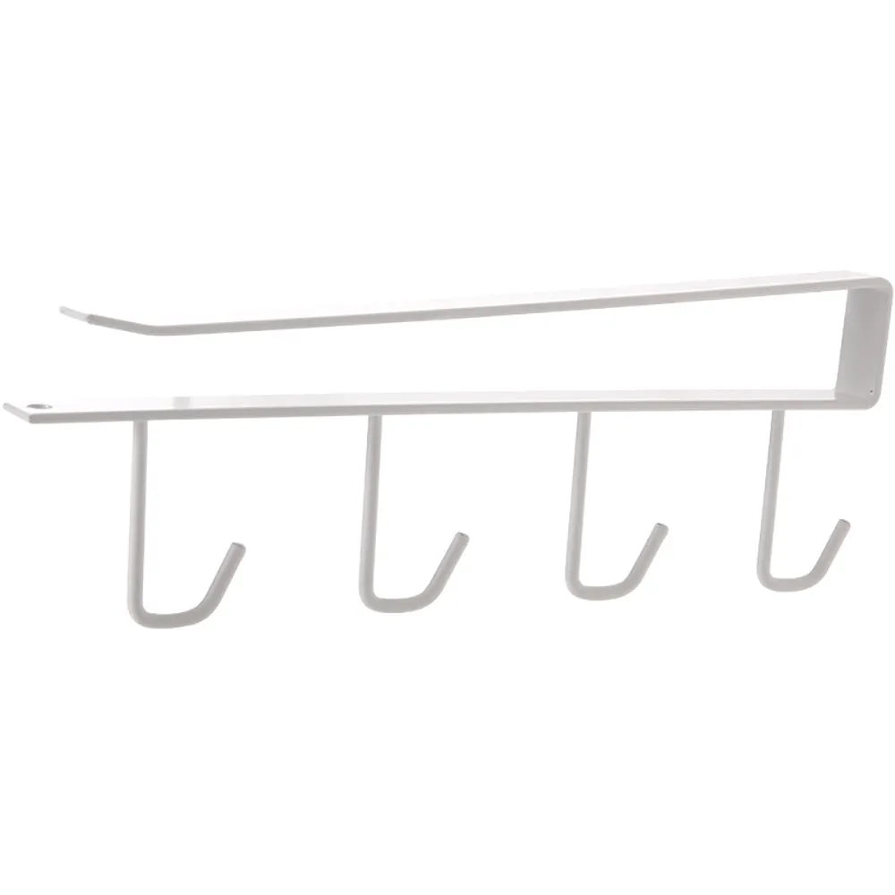 Fasola Cabinet 4-Hook Organizer - White