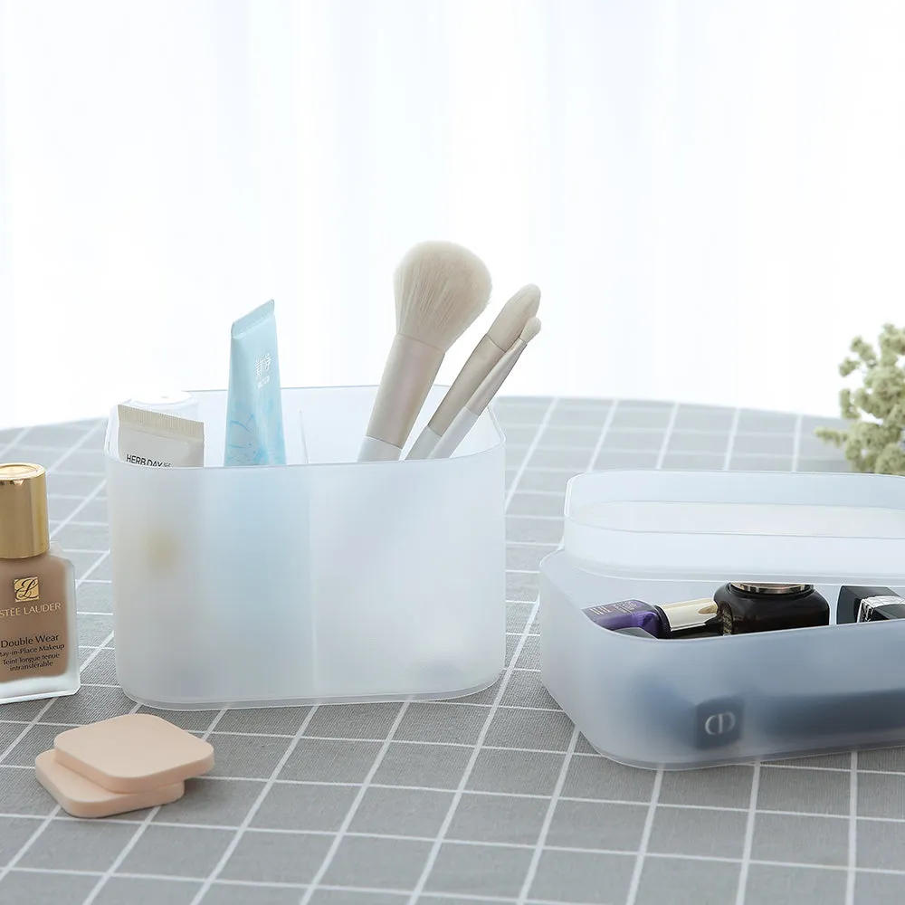 FaSoLa Japanese Style Medium White Cosmetic Organizer