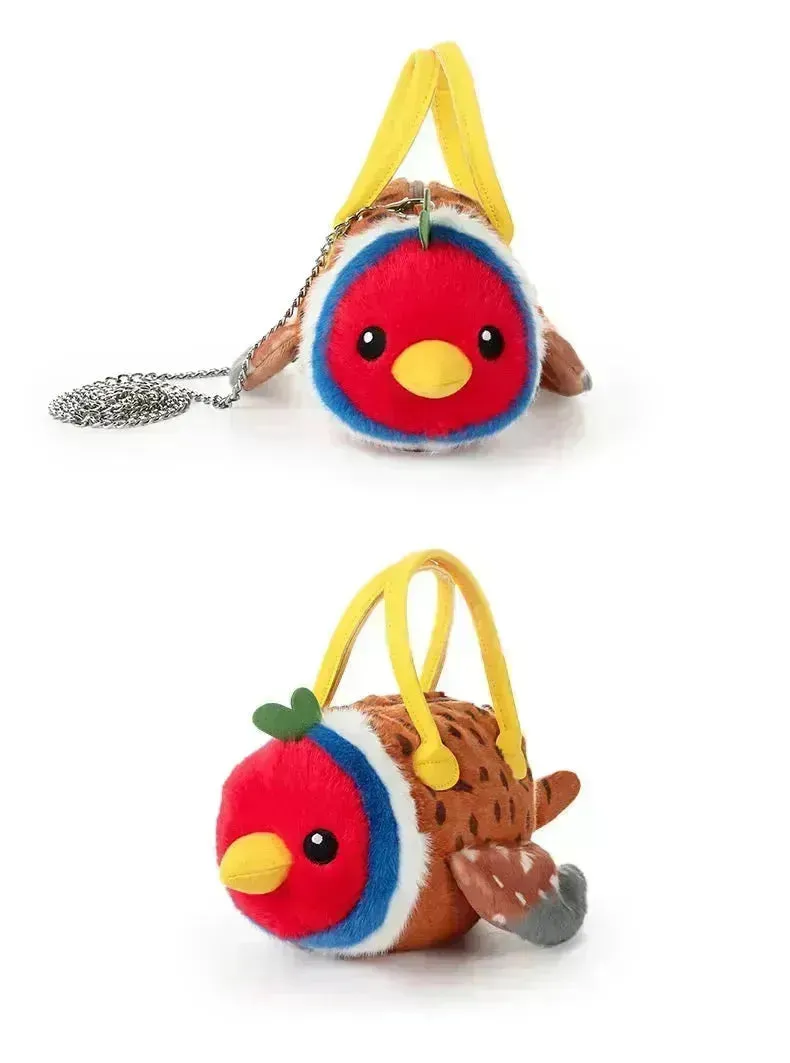 Feathered Friends Plush Handbags (20 cm)