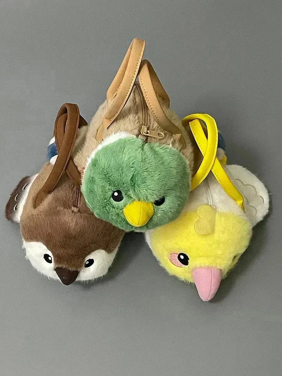 Feathered Friends Plush Handbags (20 cm)