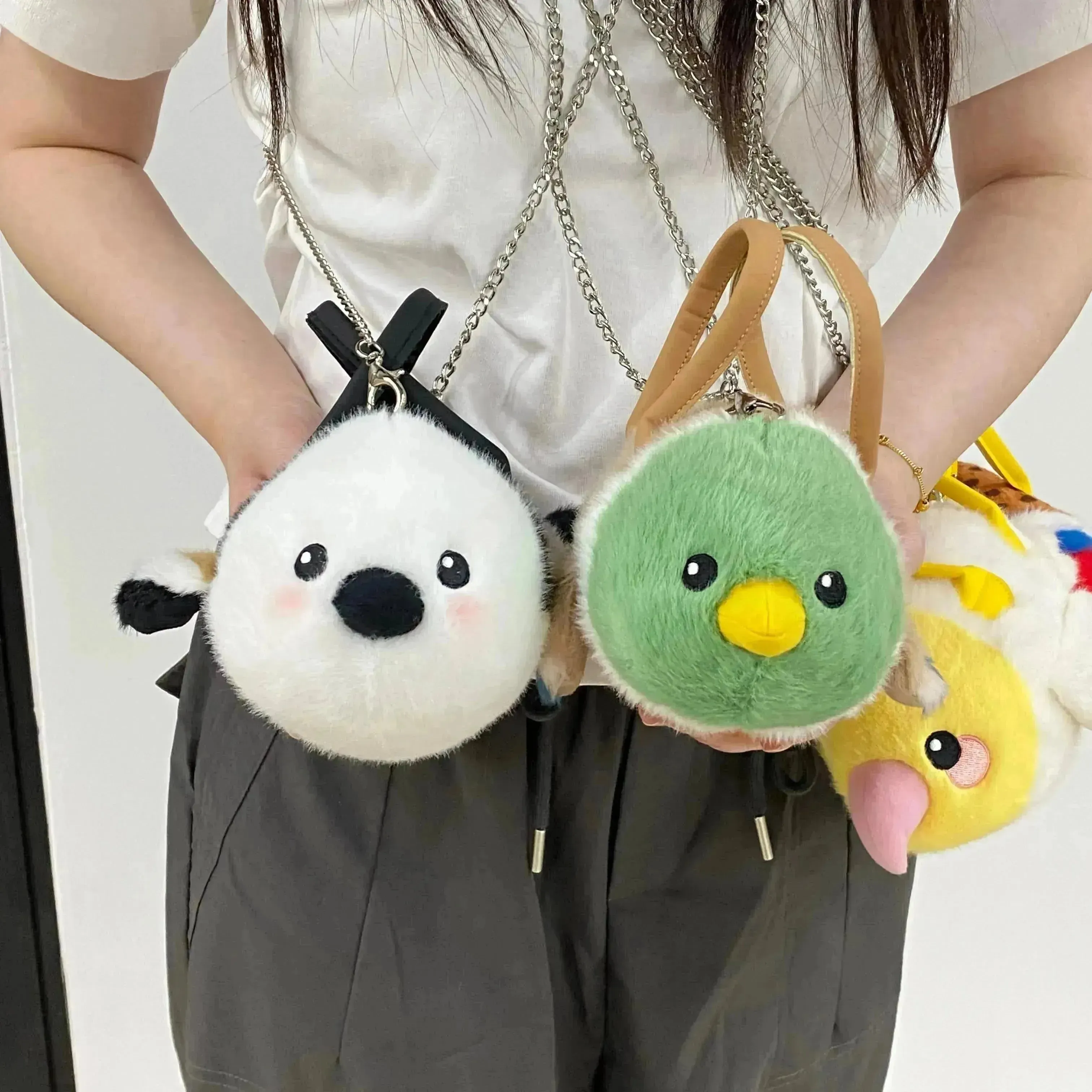Feathered Friends Plush Handbags (20 cm)