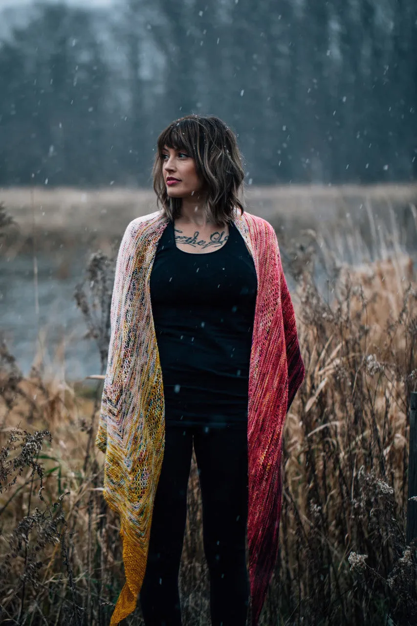 Find Your Fade Shawl Pattern