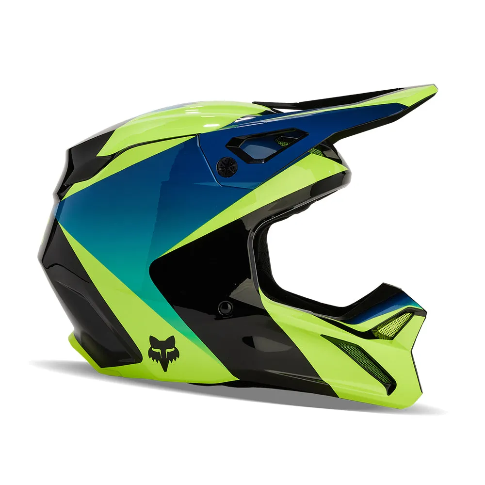 FOX V1 STREAK HELMET MIPS CE [BLACK/YELLOW]