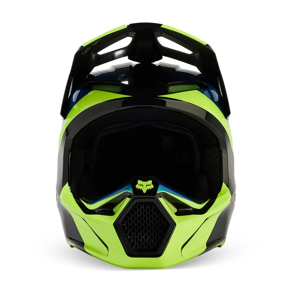 FOX V1 STREAK HELMET MIPS CE [BLACK/YELLOW]