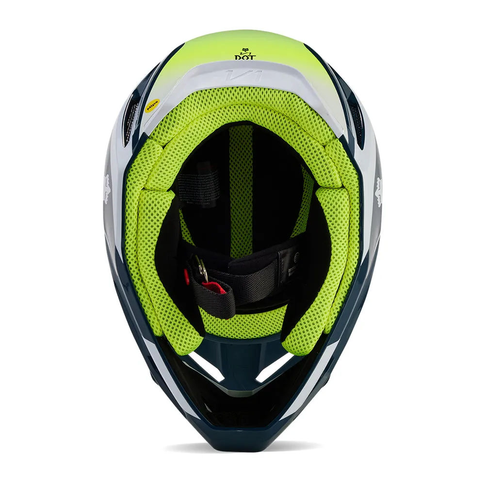 FOX YOUTH V1 FLORA HELMET [DARK INDIGO]
