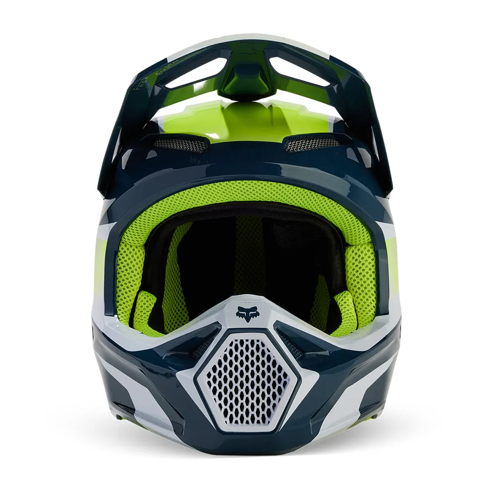 FOX YOUTH V1 FLORA HELMET [DARK INDIGO]