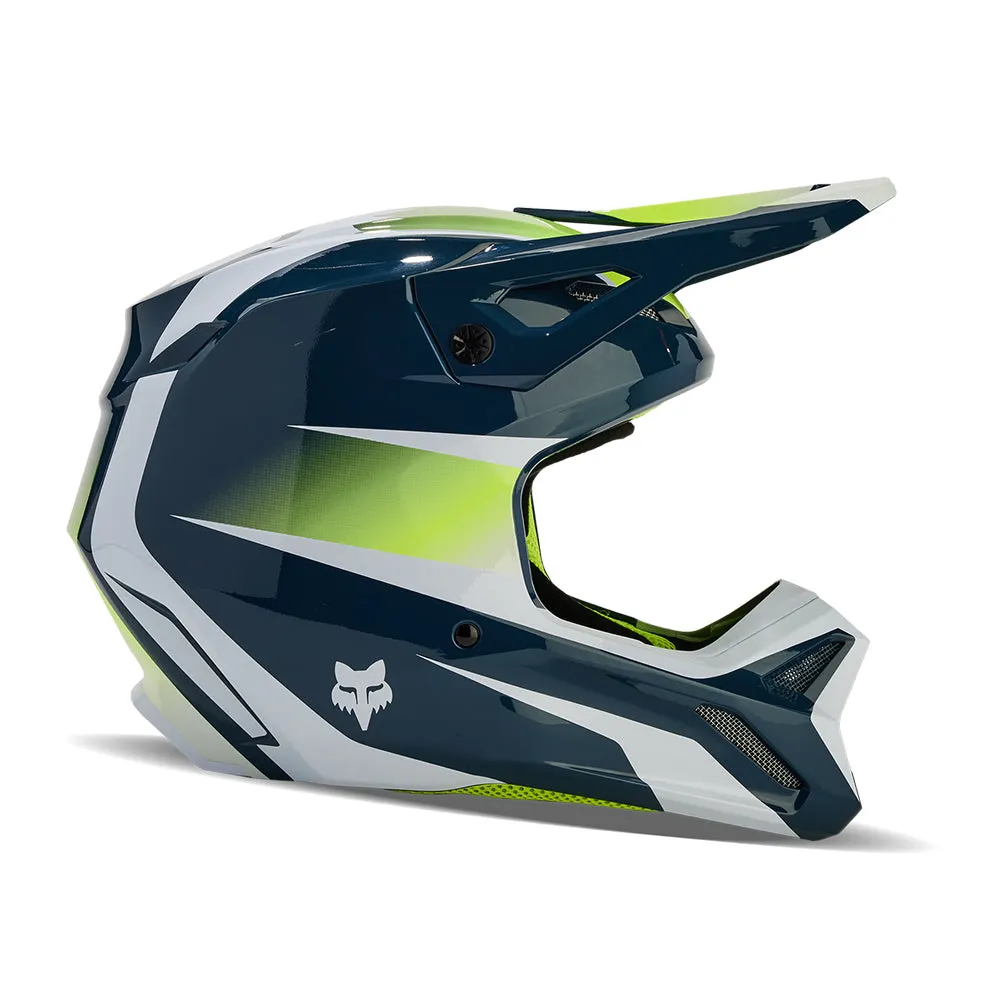 FOX YOUTH V1 FLORA HELMET [DARK INDIGO]