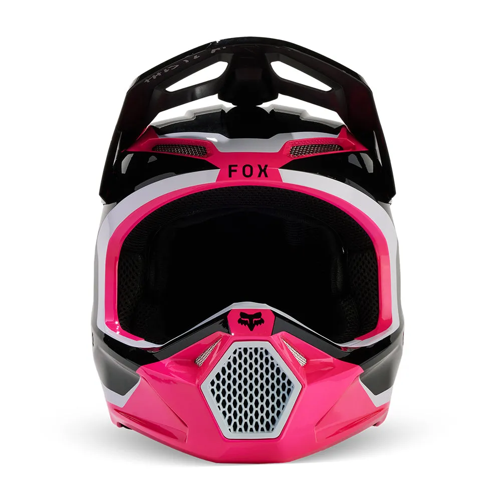 FOX YOUTH V1 NITRO HELMET [BLACK/PINK]