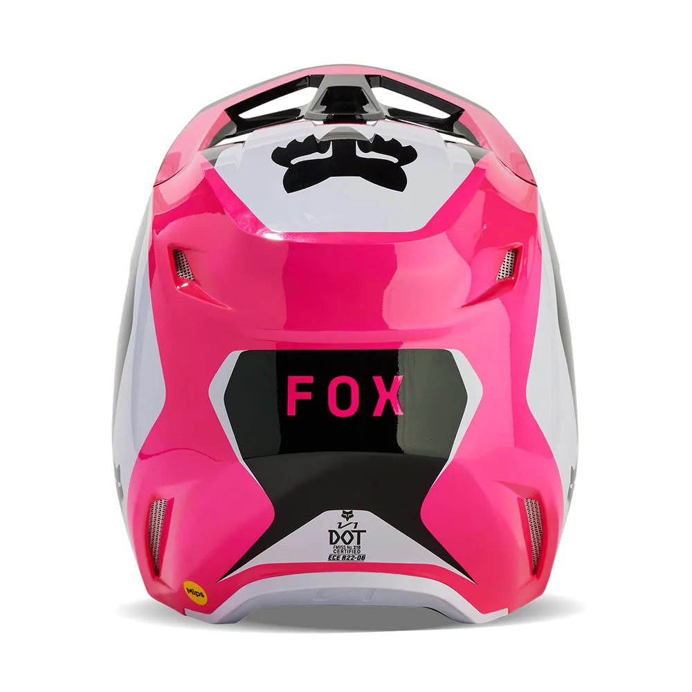 FOX YOUTH V1 NITRO HELMET [BLACK/PINK]
