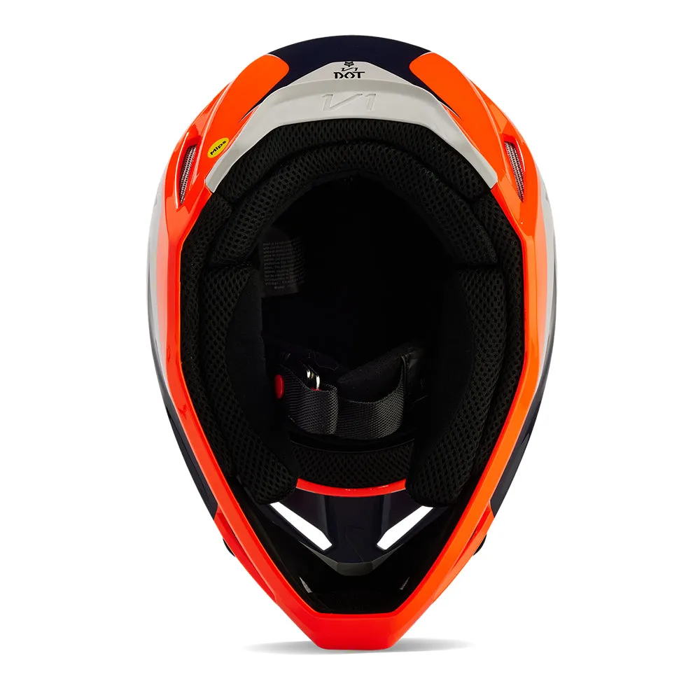 FOX YOUTH V1 NITRO HELMET [FLO ORANGE]