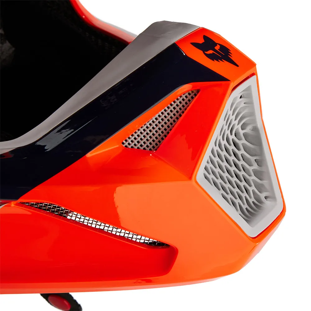 FOX YOUTH V1 NITRO HELMET [FLO ORANGE]