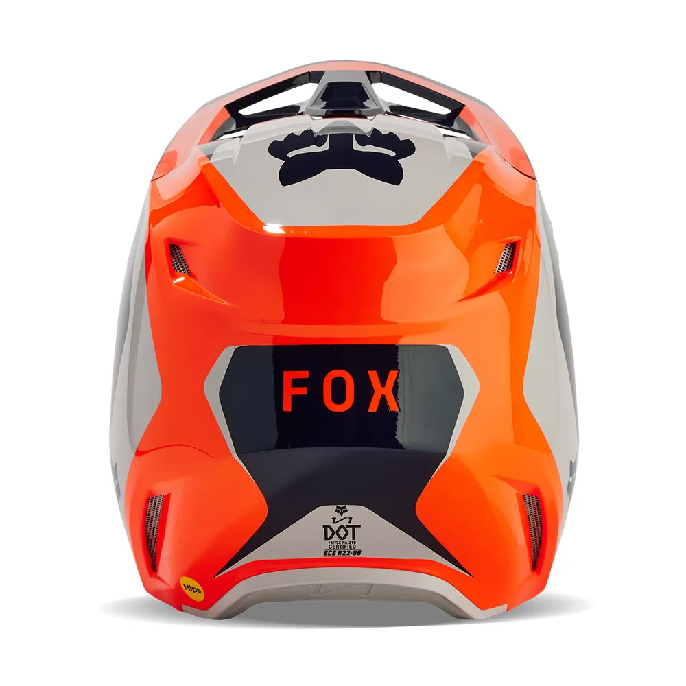 FOX YOUTH V1 NITRO HELMET [FLO ORANGE]