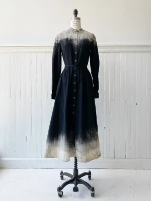galaxy bleach worker dress in black