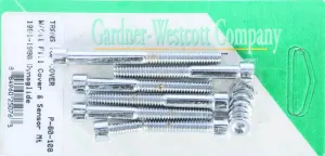 Gardner-Westcott P-80-108 Transmission Top Cover Polished Chrome Plated Allen Bolt Kit
