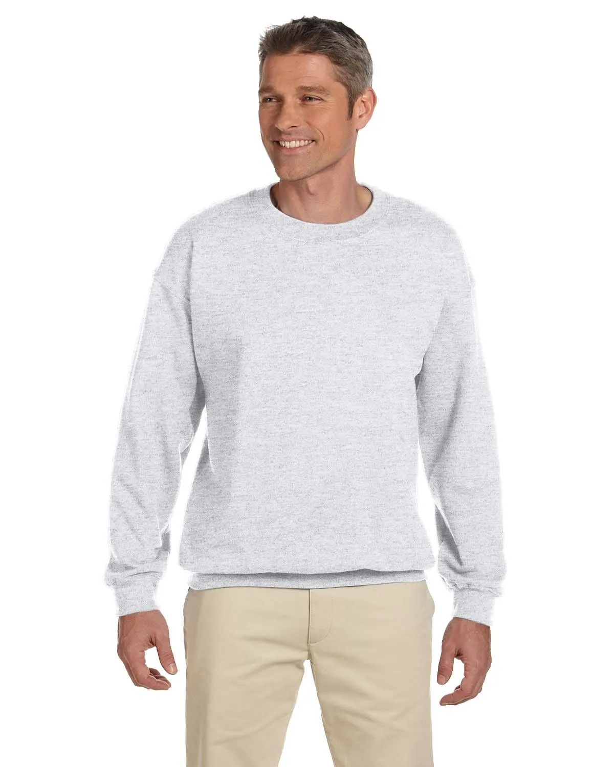 Gildan Lightweight 50/50 Crewneck Sweatshirt | Ash