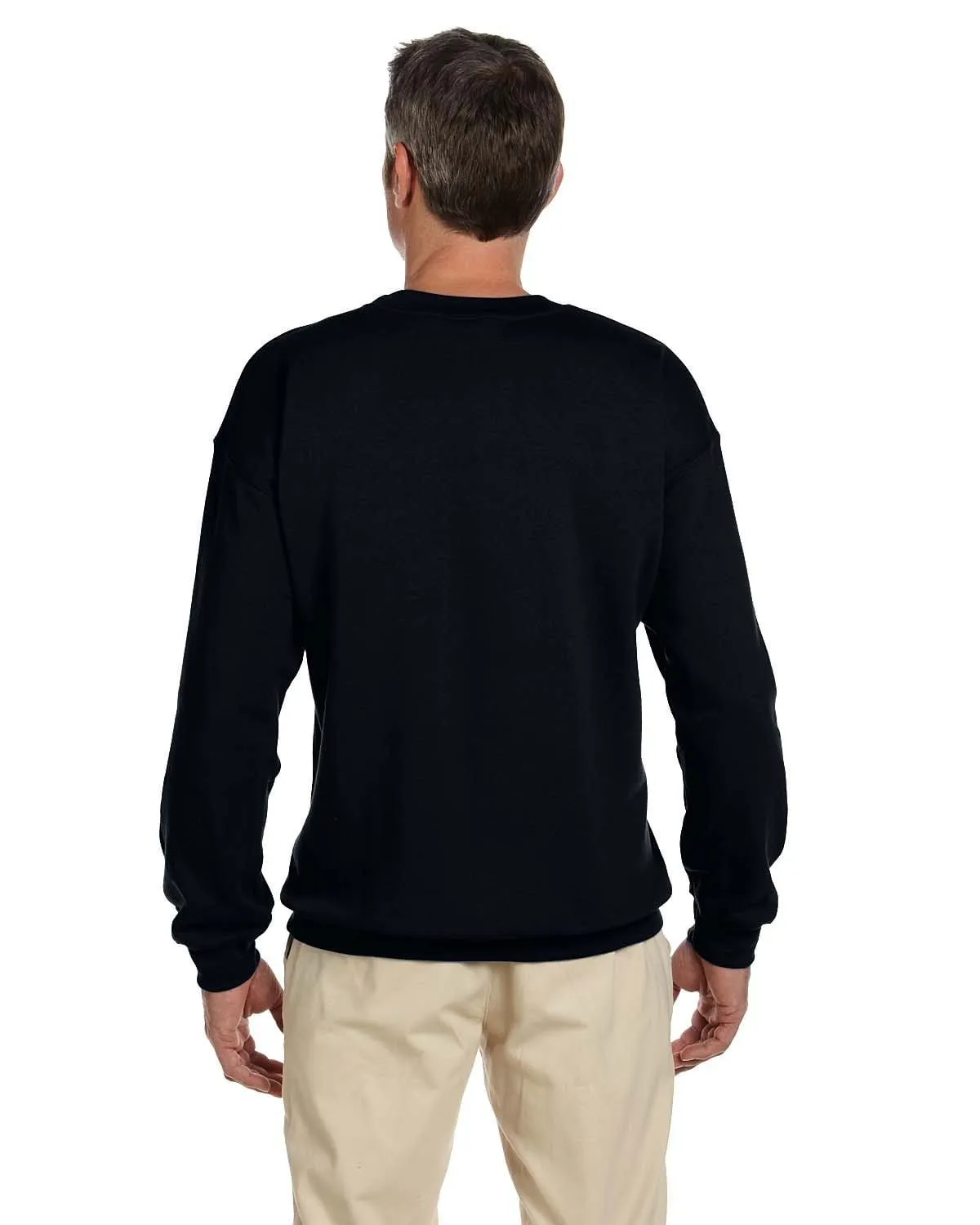 Gildan Lightweight 50/50 Crewneck Sweatshirt | Black