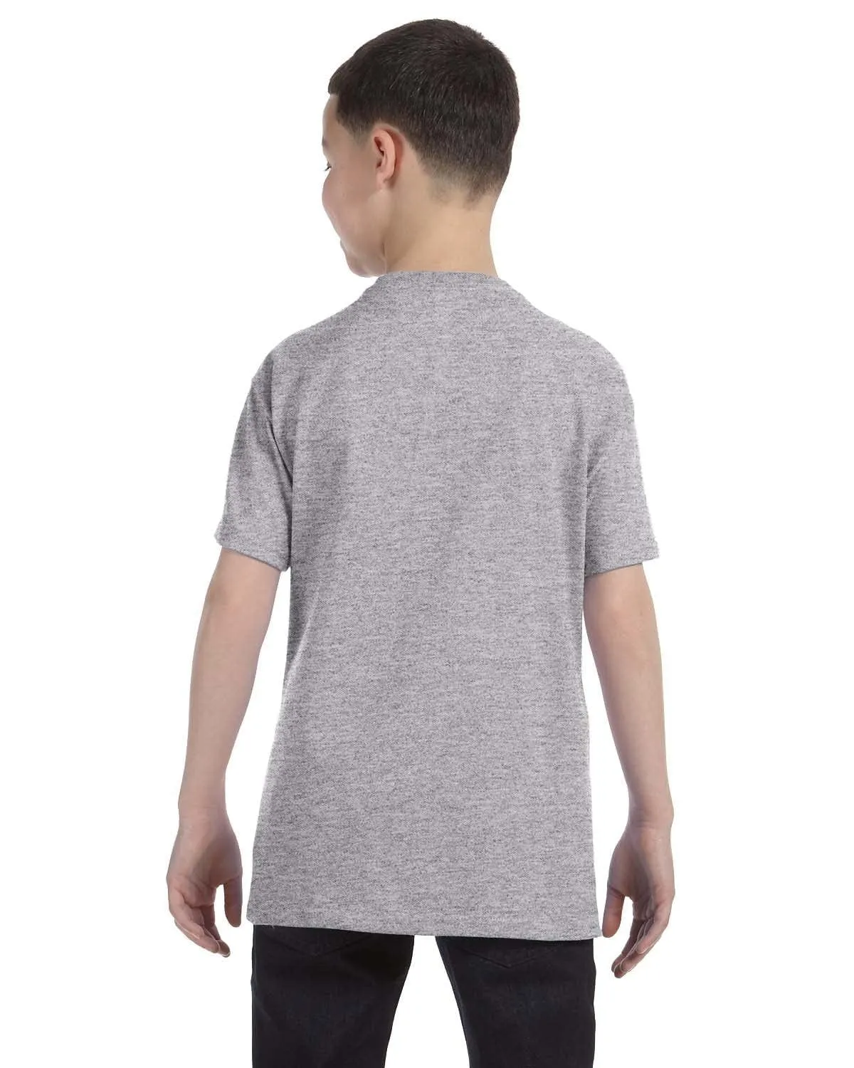 Gildan Youth Lightweight 100% Cotton T-Shirt | Sport Grey