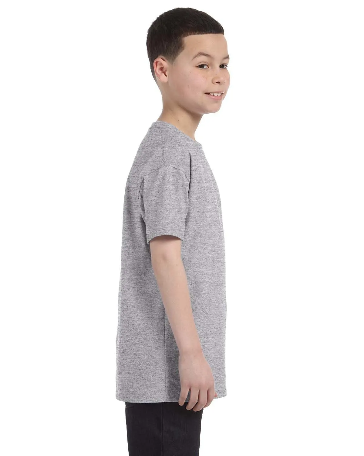 Gildan Youth Lightweight 100% Cotton T-Shirt | Sport Grey