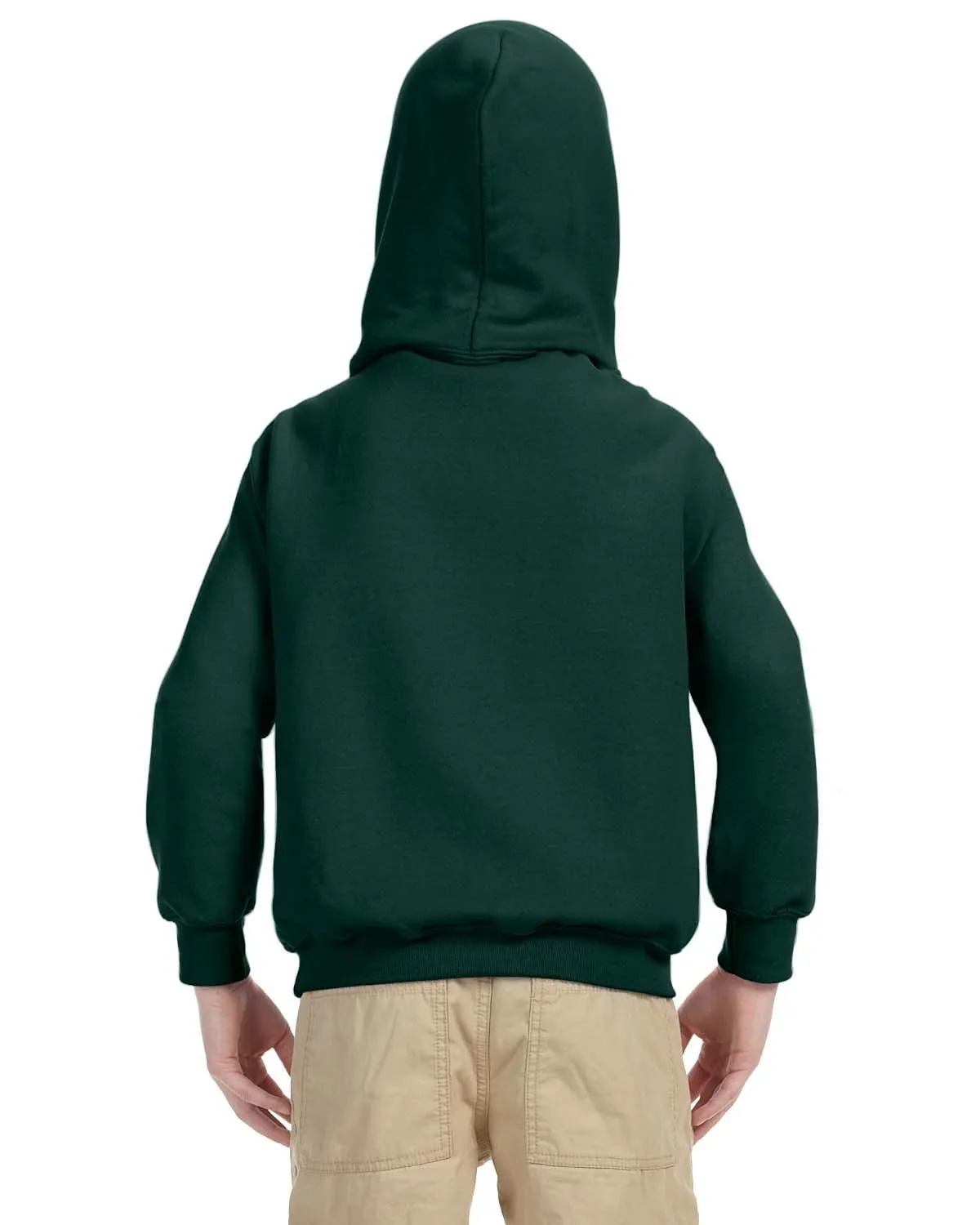 Gildan Youth Lightweight 50/50 Hoodie | Forest Green