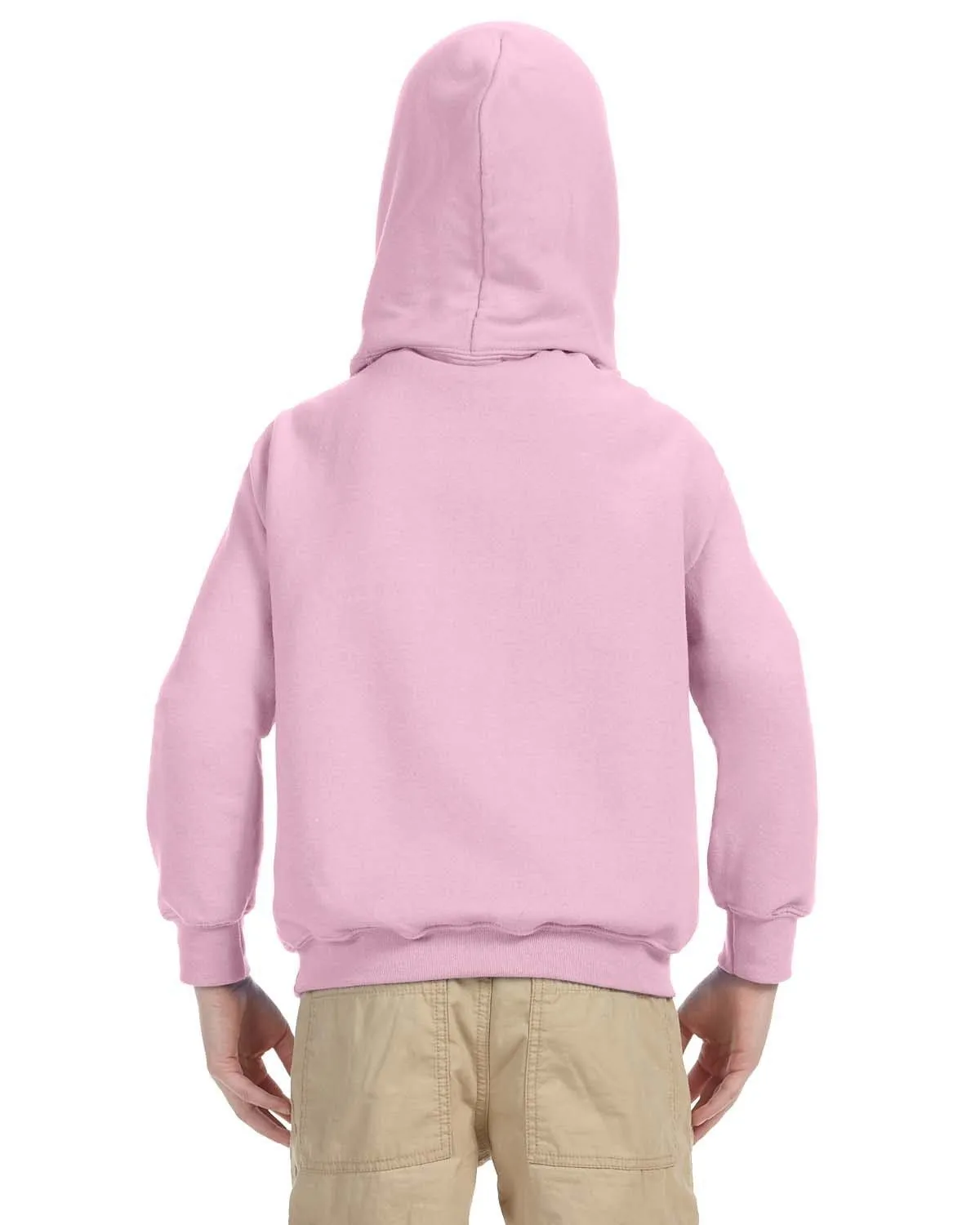 Gildan Youth Lightweight 50/50 Hoodie | Light Pink
