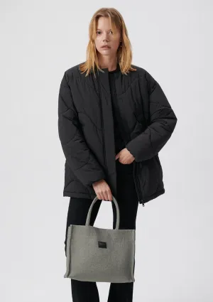 Grey Shoulder Bag