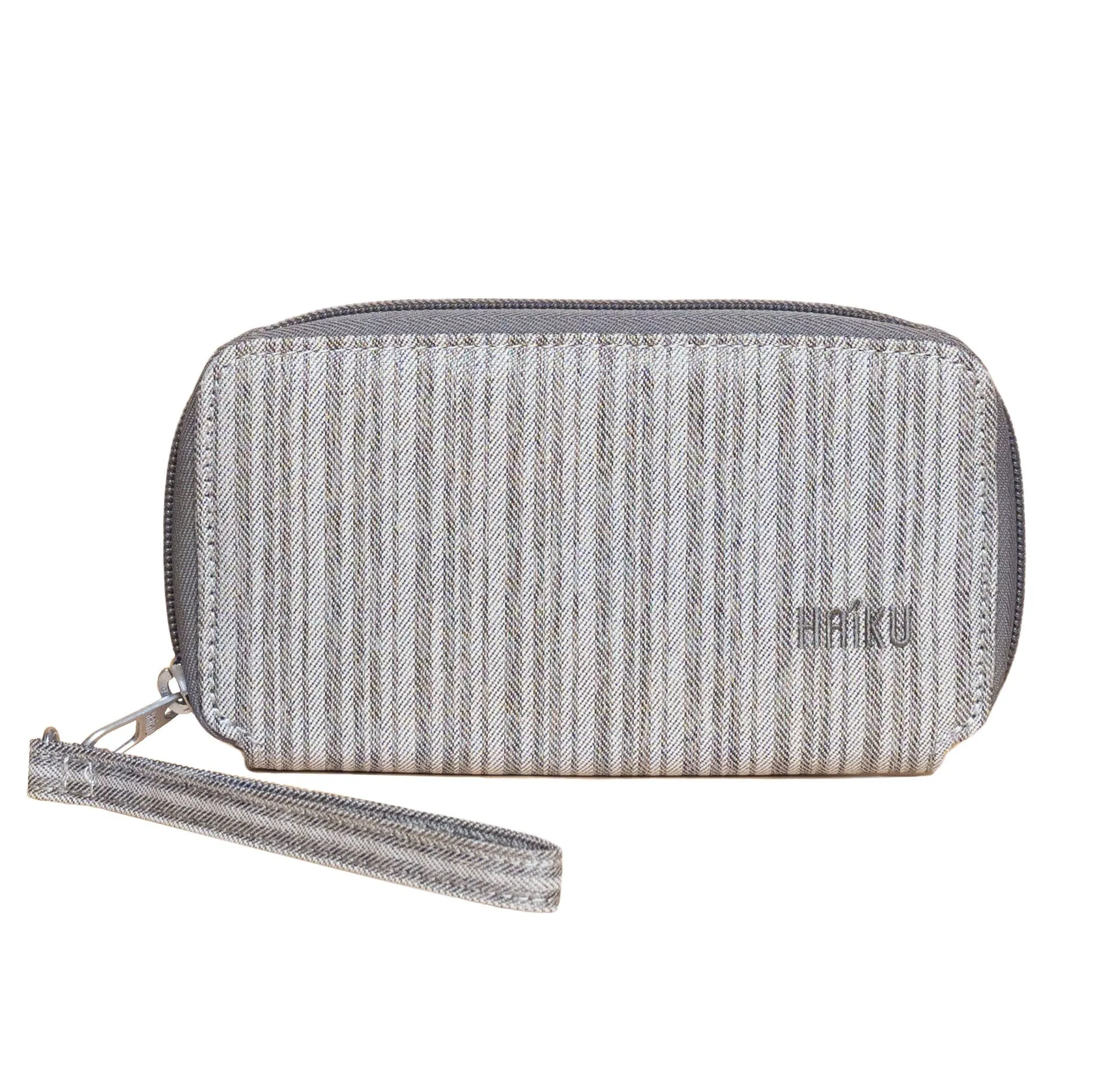 Haiku Intrepid RFID Wallet in Neon Flora, Rustic Clay, Rosewood, Stone Gray, River Rock Blue, Gray Poplar & Black