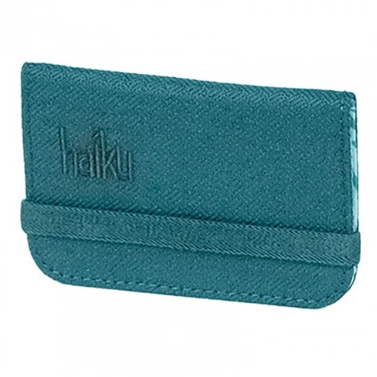 Haiku Trek RFID Mini Wallet 2.0 in Rustic Clay, Rosewood, River Rock Blue, Black & Forest
