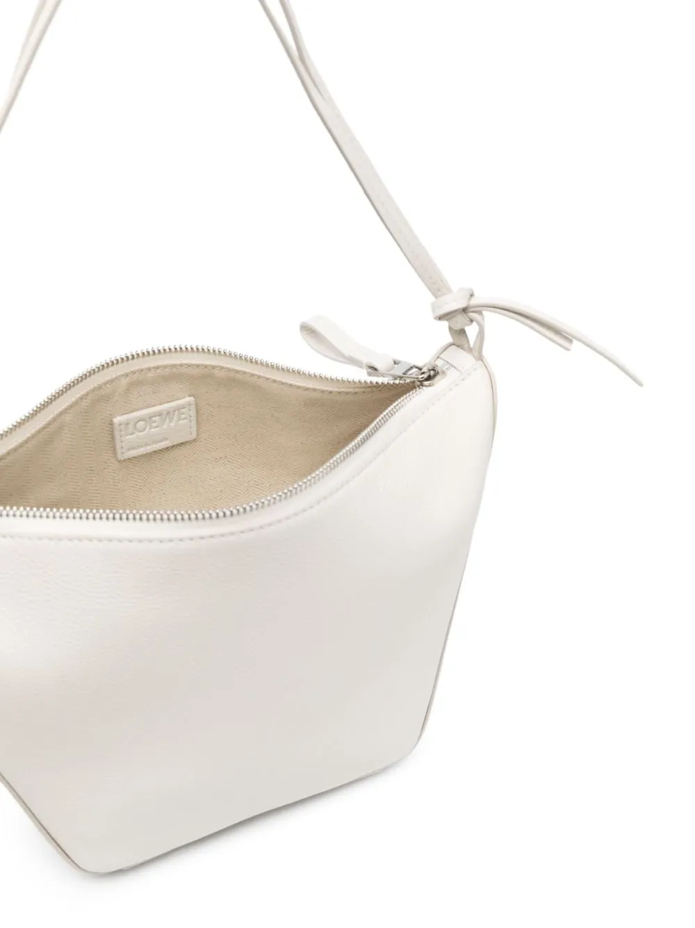 Hammock mini leather hobo bag