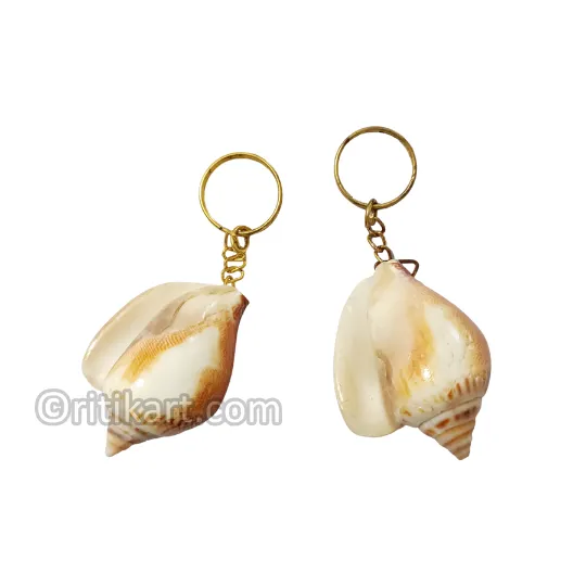 Handmade Conch Key Chain (Set of 2).
