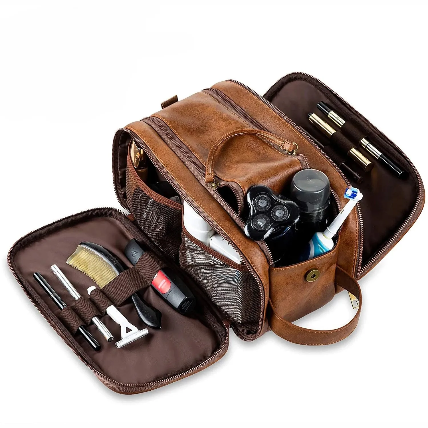 Hanging Makeup Travel Organizer - Large Necessaries Case