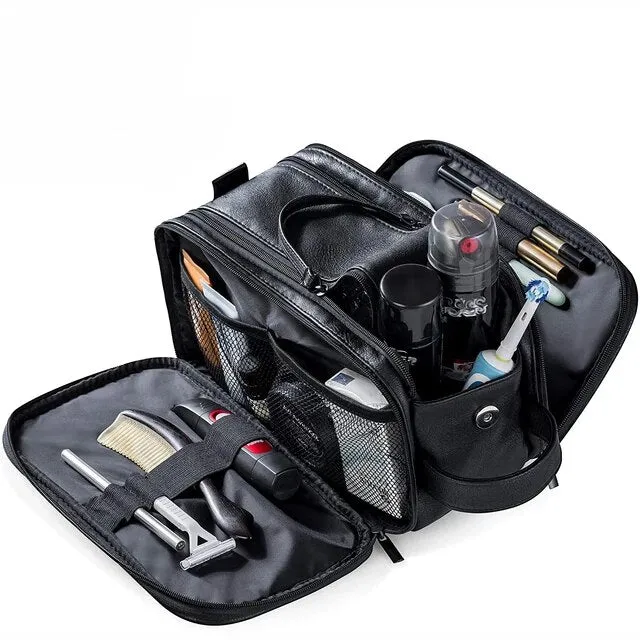 Hanging Makeup Travel Organizer - Large Necessaries Case
