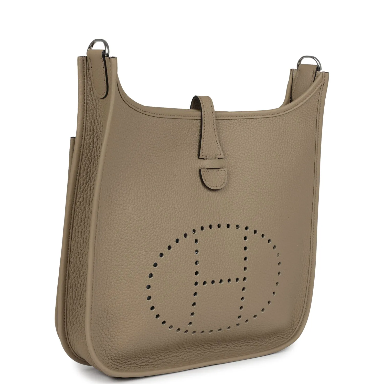Hermes Evelyne III PM Beige Marfa Clemence Gold Hardware