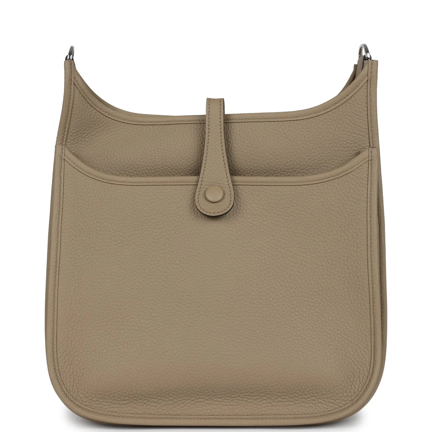Hermes Evelyne III PM Beige Marfa Clemence Gold Hardware