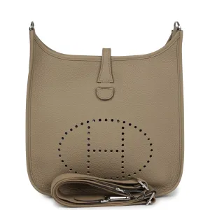 Hermes Evelyne III PM Beige Marfa Clemence Gold Hardware
