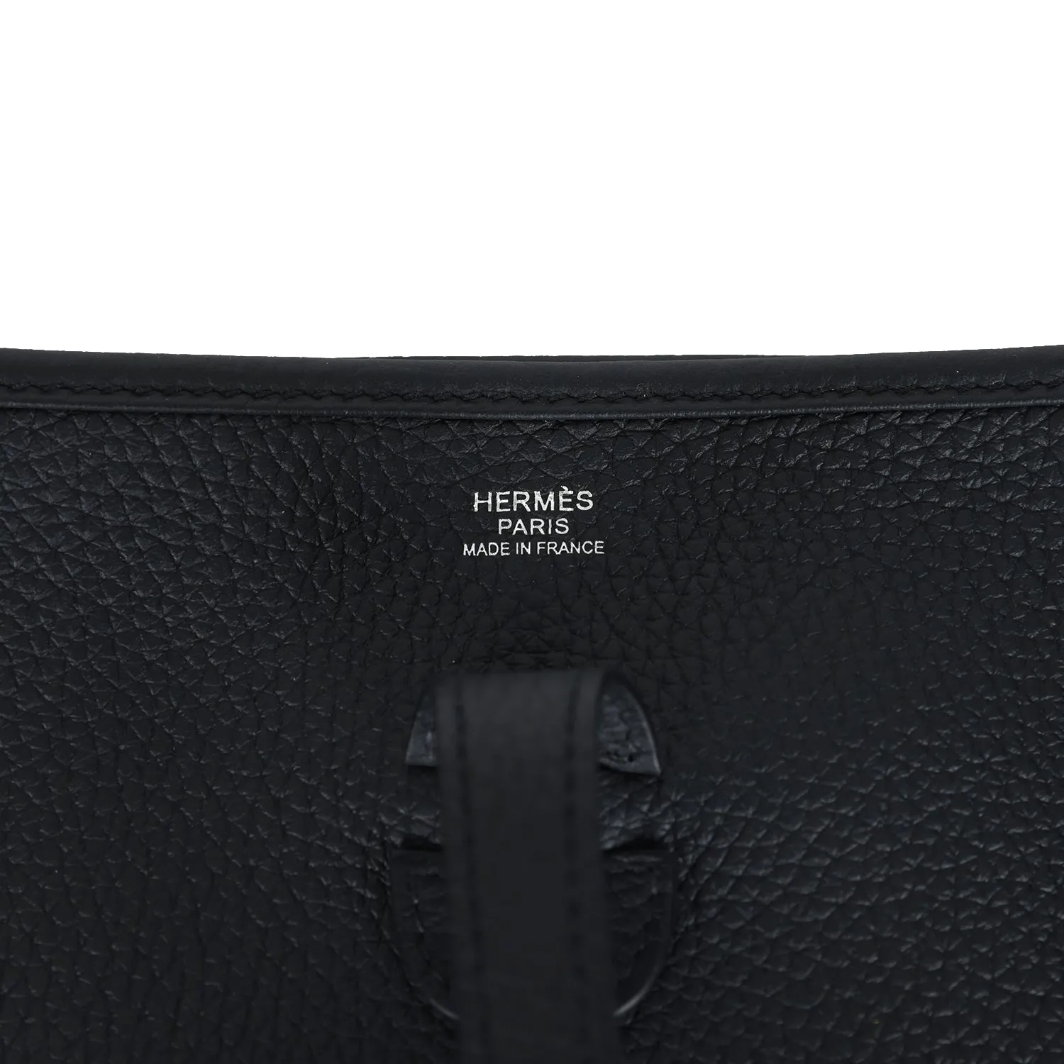 Hermes Evelyne III PM Black Clemence Palladium Hardware