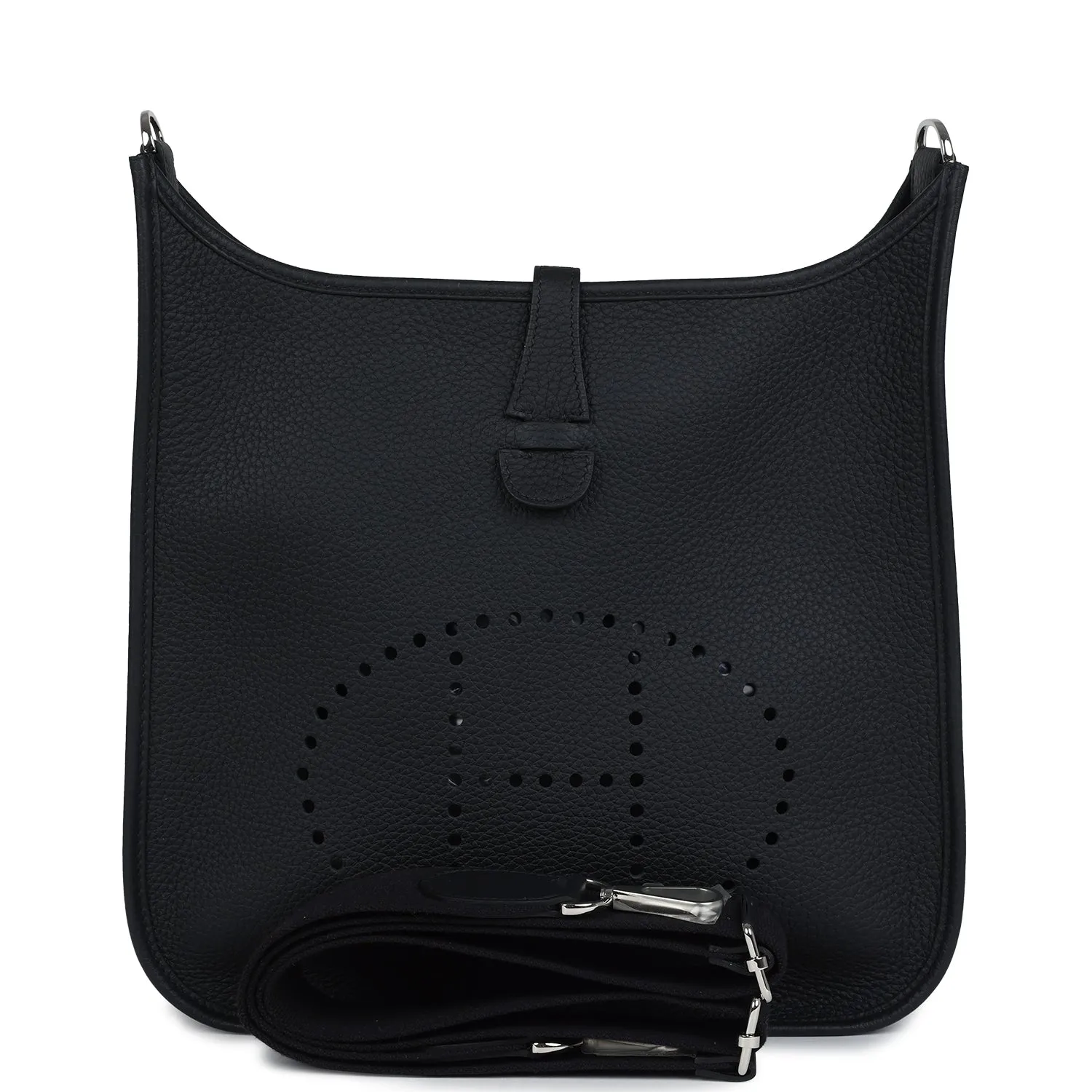 Hermes Evelyne III PM Black Clemence Palladium Hardware