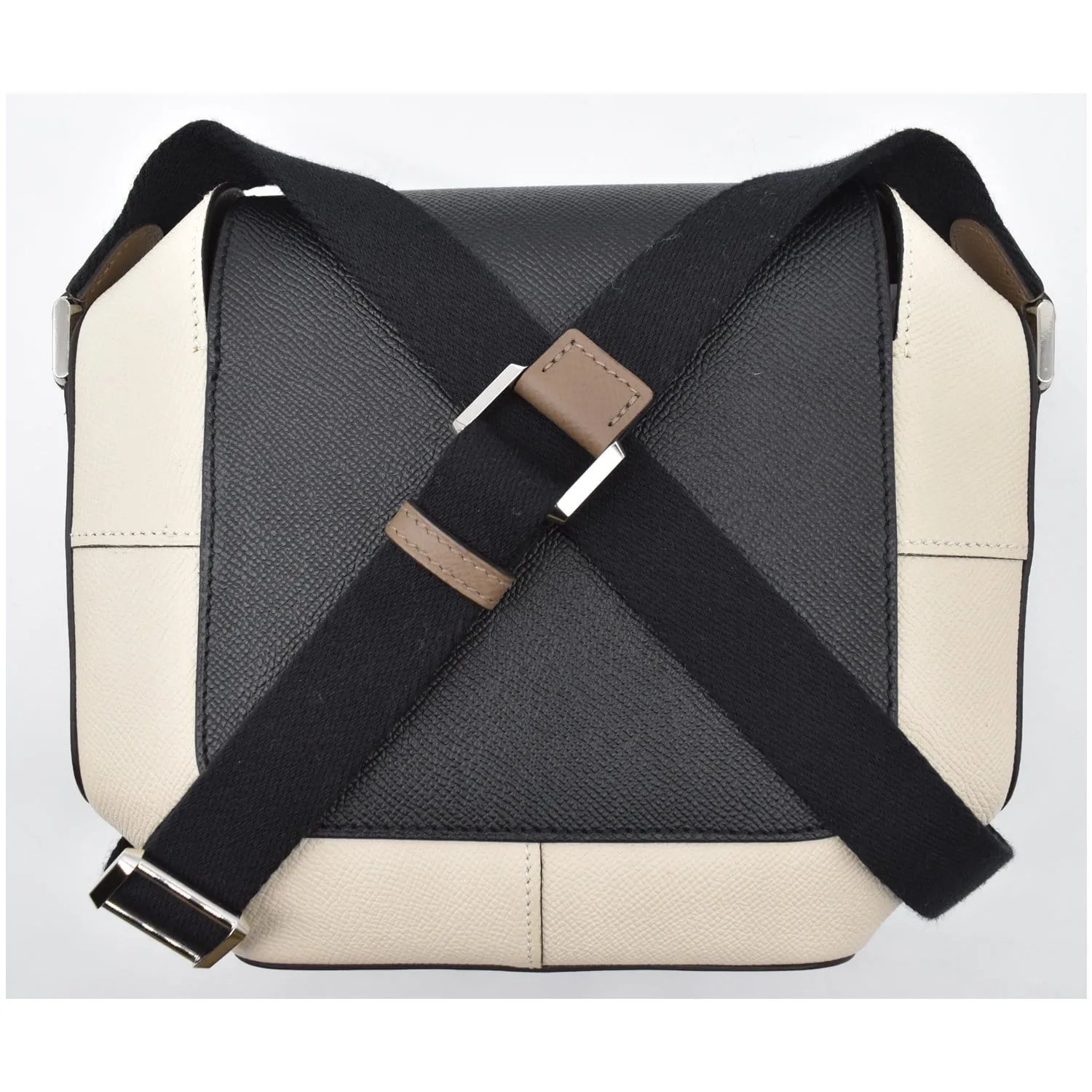 HERMES Octogone 23 Epsom Leather Shoulder Bag Tri-color - 20% OFF