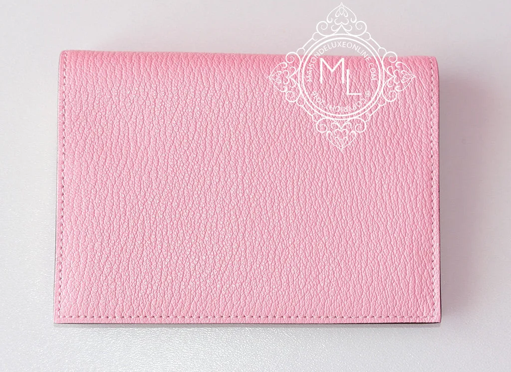 Hermes Rose Sakura Vision Passport / Agenda Notebook Cover (with refill)