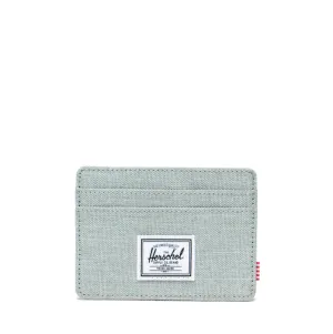 Herschel Supply Co. Charlie Cardholder in Iceberg Green Crosshatch