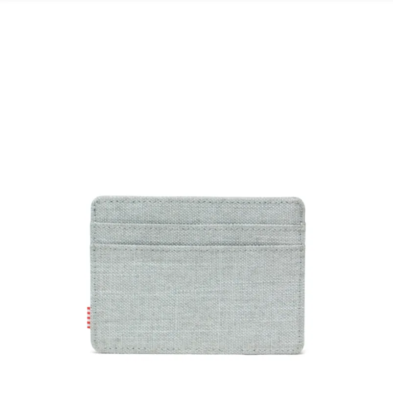Herschel Supply Co. Charlie Cardholder in Iceberg Green Crosshatch