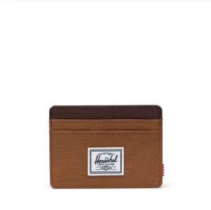 Herschel Supply Co. Charlie Cardholder in Rubber/Chicory Coffee