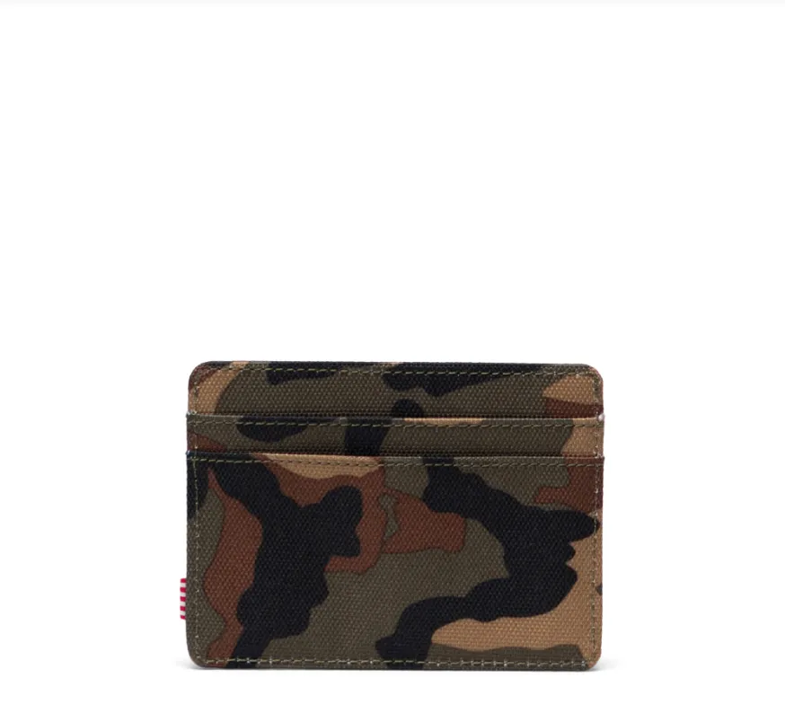 Herschel Supply Co. Charlie Cardholder in Woodland Camo