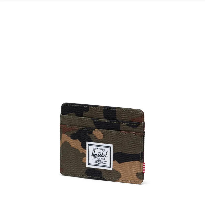 Herschel Supply Co. Charlie Cardholder in Woodland Camo