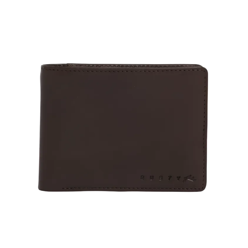 High River 2 Leather Wallet - Dark Coffee