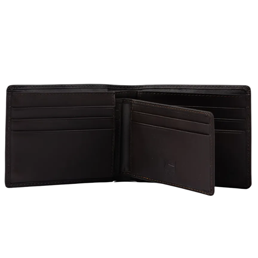 High River 2 Leather Wallet - Dark Coffee