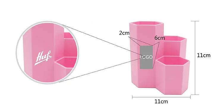 Honeycomb-Shaped Pen Holder