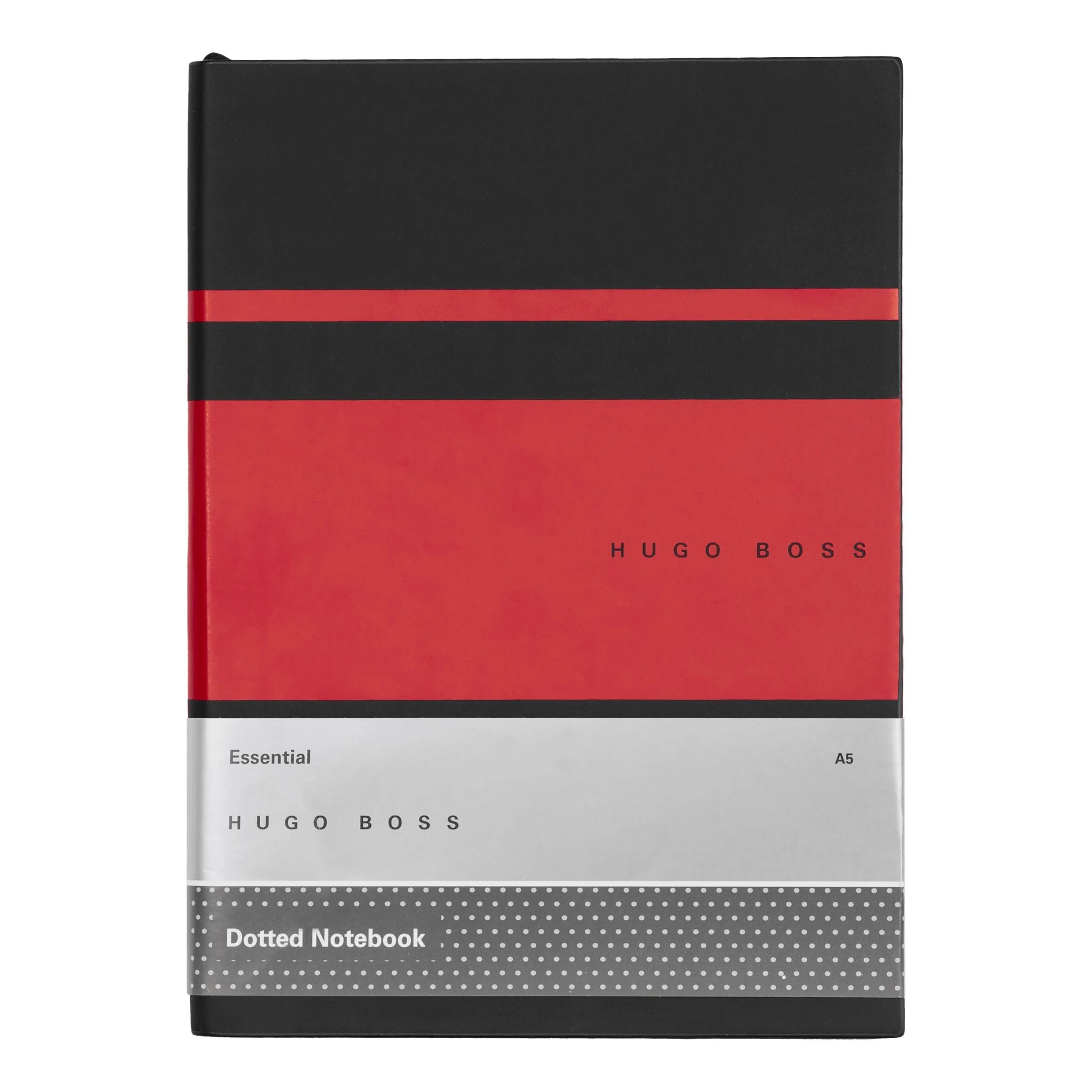 HUGO BOSS HNH127PD-Notebook A5 Essential Gear Matrix Red Dots