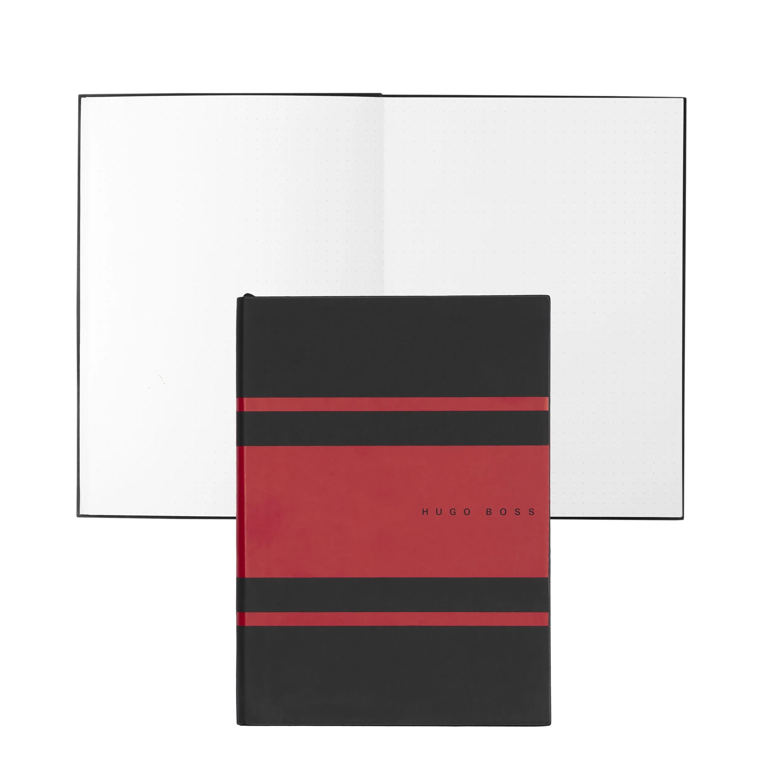HUGO BOSS HNH127PD-Notebook A5 Essential Gear Matrix Red Dots